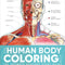 The Human Body Coloring Book: The Ultimate Anatomy Study Guide, Second Edition -- DK - Paperback